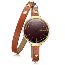 Load image into Gallery viewer, GEEKTHINK Rivet Leather Watch Women