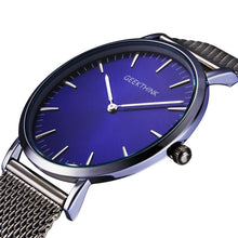 Load image into Gallery viewer, Quartz Steel Men Wrsitwatch