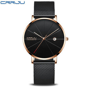 Relogio Masculino CRRJU Top Luxury Brand Wristwatch