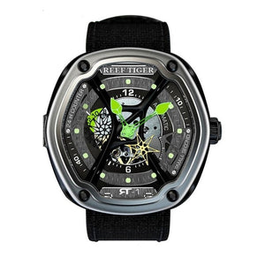 Reef Tiger/RT Mens Nylon Strap WristWatch