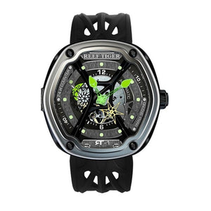 Reef Tiger/RT Mens Nylon Strap WristWatch