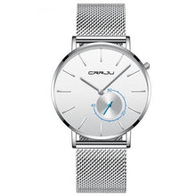 Load image into Gallery viewer, Male CRRJU Quartz Stainless Steel strap Wristwatch