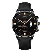 Load image into Gallery viewer, Sport Stainless Steel Leather Men&#39;s WristWatch