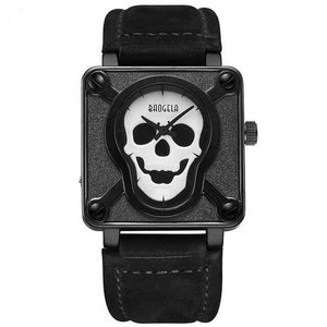 BAOGELA Men's Skull Quartz Wristwatch
