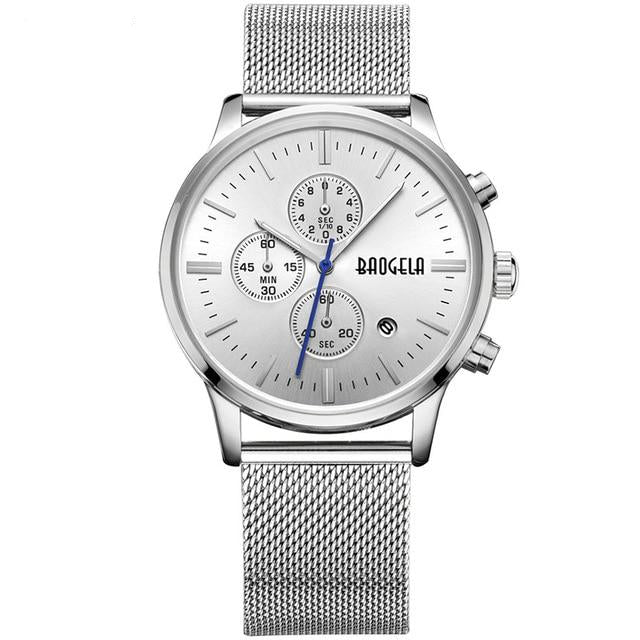 Classic Strap Stainless Steel WristWatch