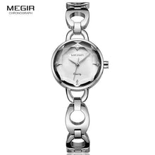 Load image into Gallery viewer, MEGIR Luxury Rose Gold Quartz Women Wristwatch