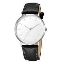 Load image into Gallery viewer, Geneva mens Ultra-thin Leather WristWatch