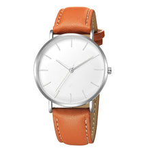 Load image into Gallery viewer, Geneva mens Ultra-thin Leather WristWatch