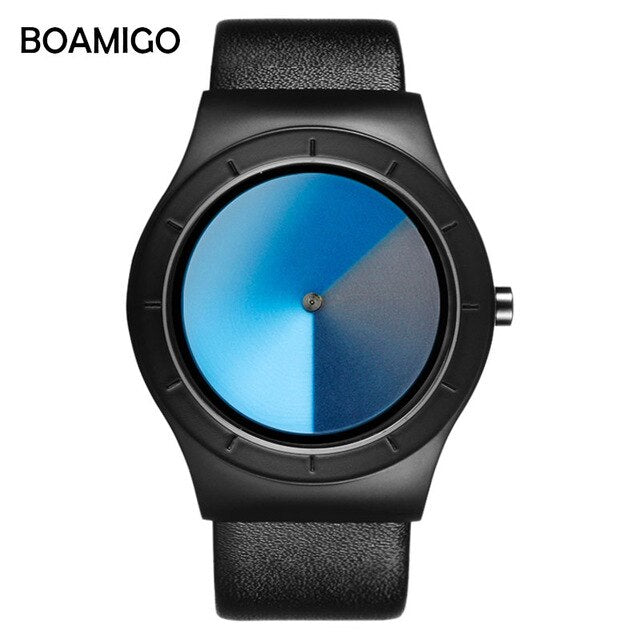 BOAMIGO special design wristwatch men stainless steel
