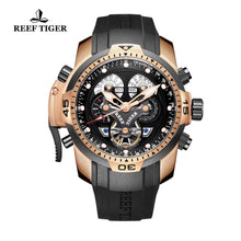 Load image into Gallery viewer, Reef Tiger/RT Designer Military  Rubber Strap WristWatch