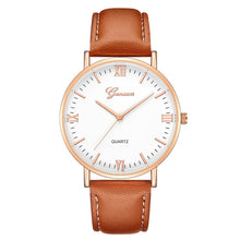 Load image into Gallery viewer, Geneva Classic Hot Unisex Stainless Steel WristWatch