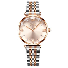 Load image into Gallery viewer, CIVO Luxury Crystal Women Rose Gold Steel Strap WristWatch