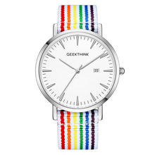 Load image into Gallery viewer, Quartz Fabric Slim Men  Watches