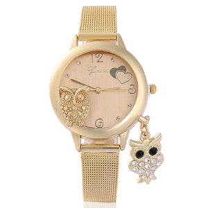 Owl Pendant Women WristWatch