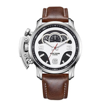 Load image into Gallery viewer, Reef Tiger/RT Mens Sport Genuine Leather Strap WristWatch