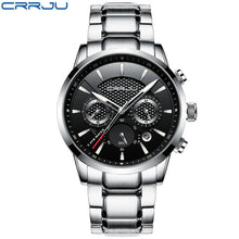 Load image into Gallery viewer, CRRJU Quartz Stainless Steel men WristWatch