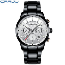 Load image into Gallery viewer, CRRJU Quartz Stainless Steel men WristWatch