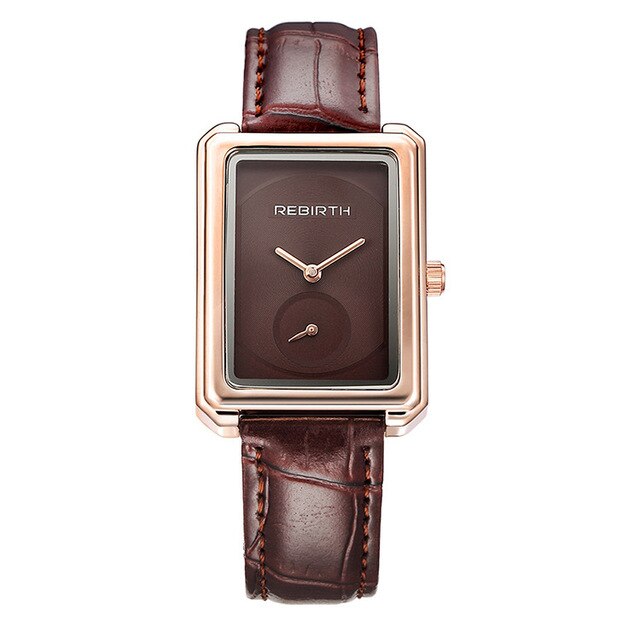 Quartz Leather Strap  Watch Women